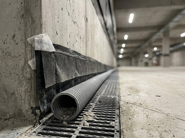Impermeabilización y drenaje de muros de aparcamientos subterráneos en Vigo - Imagen 1